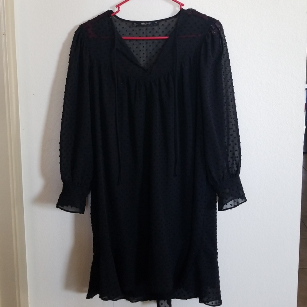 Zara black dress